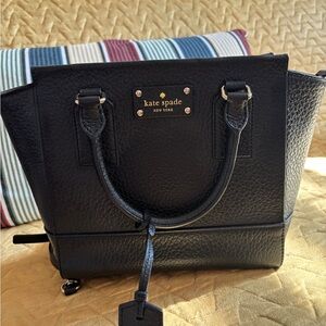 Kate Spade Textured Black Tote